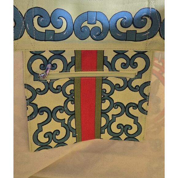 Brighton A Winter’s Love Tote Canvas Hand Sketched T Clancy Large NWOT - Picture 12 of 12